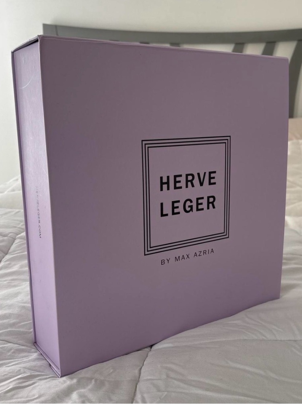 Herve Leger Lilac Logo Presentation Box